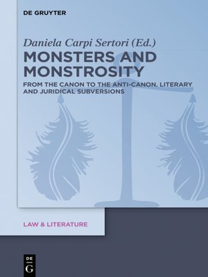 cover image of Monsters and Monstrosity